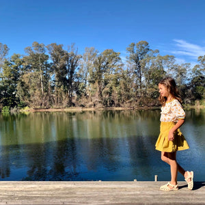 Falda y blusa Little me