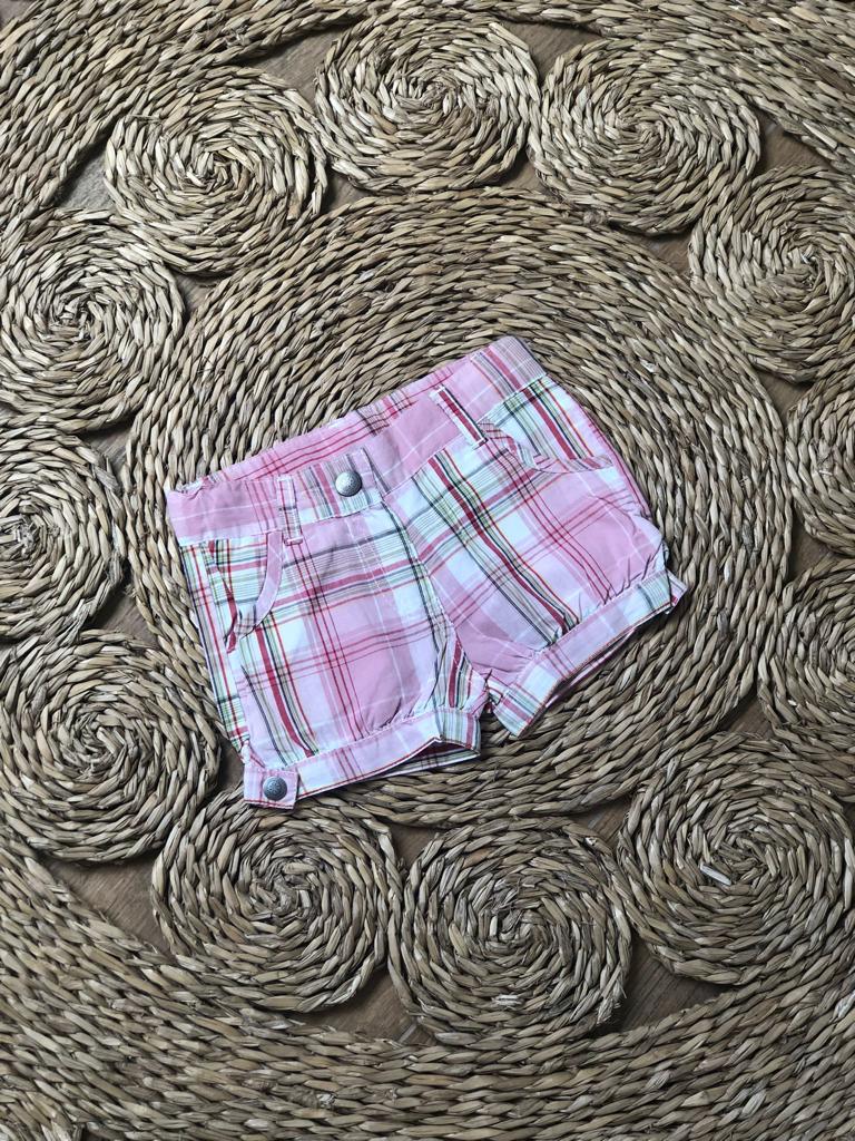 Shorts a cuadros rose