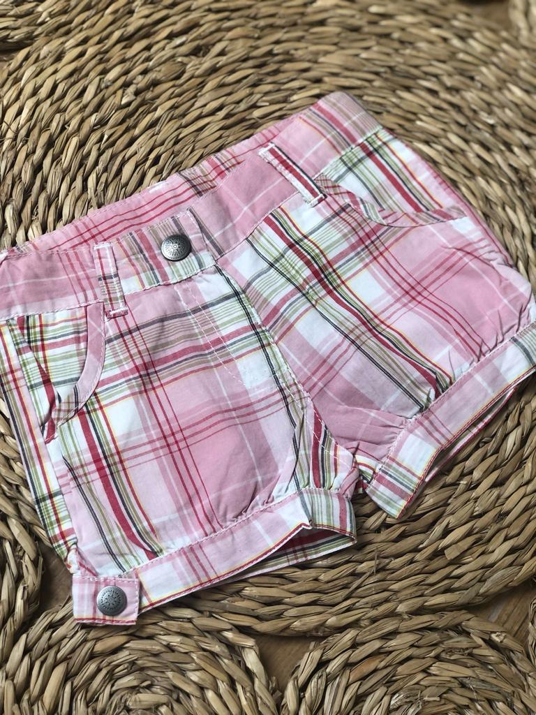 Shorts a cuadros rose